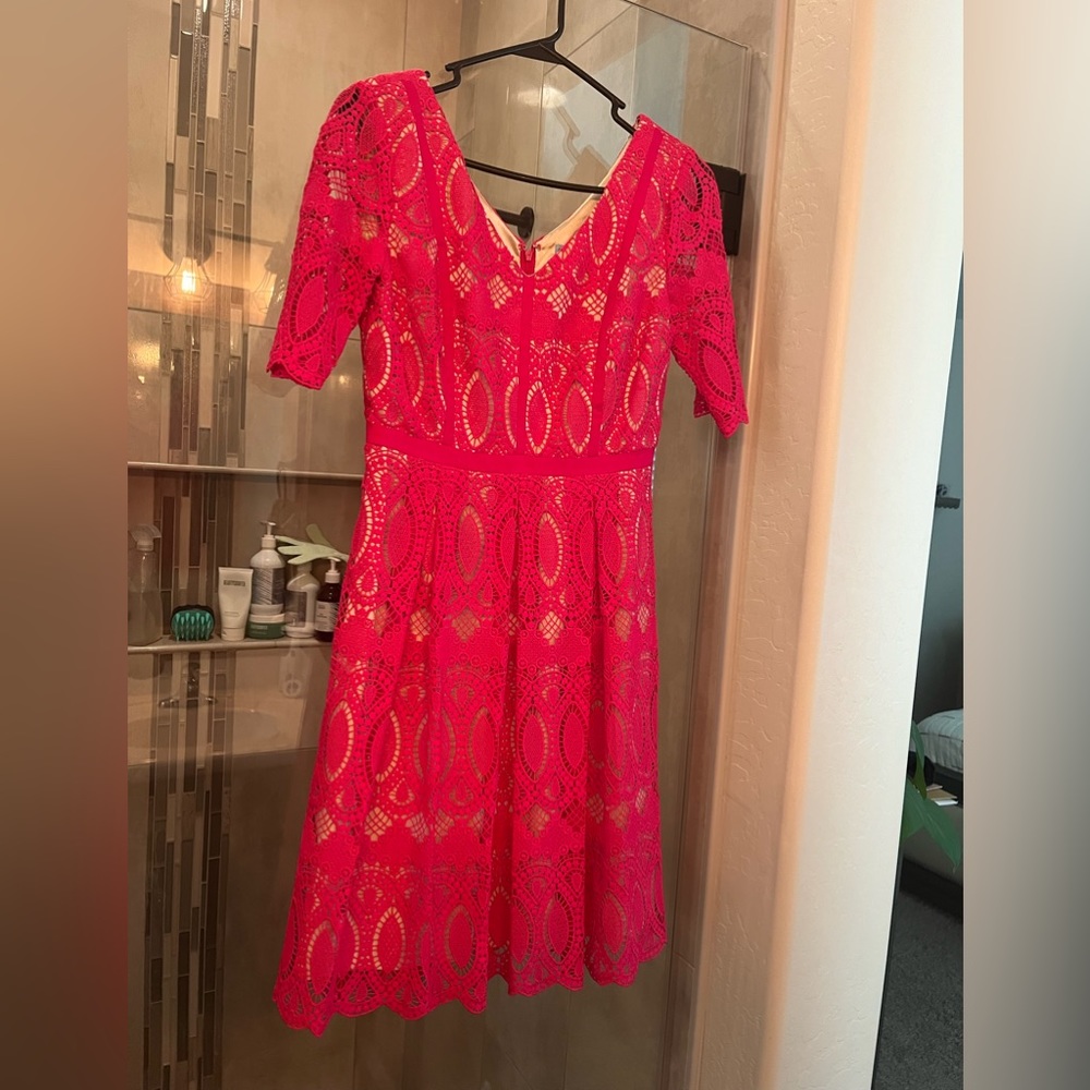Antonio Melani;size 2; 3/4 sleeve; zip back dress